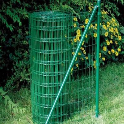أوروبا القياسية 2.0-4.0mm سلك لحام سياج الفناء الخلفي الفينيل مطلية سلك شبكة السياج