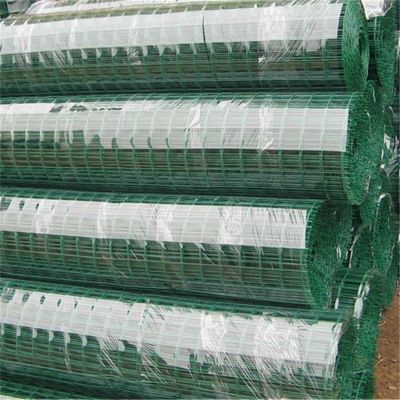ISO9001 معتمد الغالبية المكسوة PVC مغلفة الحديقة سلك السياج 50mm X50mm