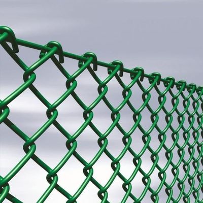 أسلاك الماس الشبكة PVC سلاسل وصلة السياج الغلفاني للشاطئ