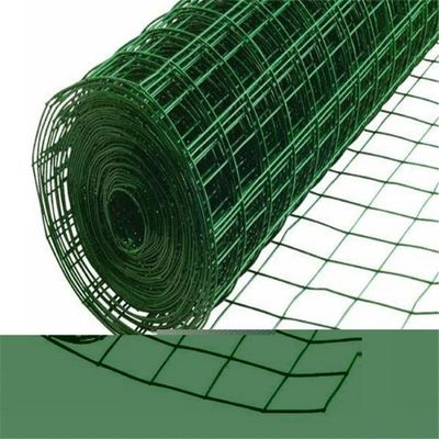 مزرعة اللون الأخضر PVC المغلفة 50x50mm شبكة افتتاح اليورو هولندا ملحومة شبكة سلكية سياج لشيلي