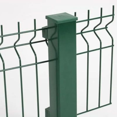 Outdoor PVC Coated Corrosion Resistant 3D Curved Fence with Modular Design for Gardens