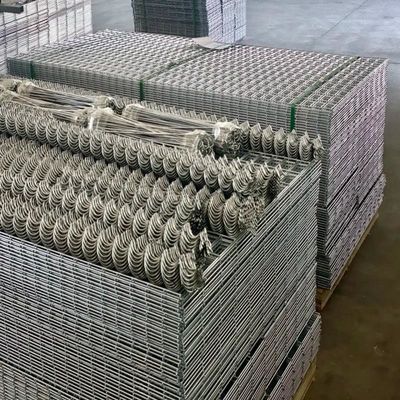 قطع مخصص منحني مثقوب مربع 4 ملم مصقول الحديدية شبكة غابيون سلك مربع قفص