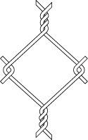 50x50mm غطس ساخن الغلاف الكهربائي سلسلة وصلة السياج النسيج إعصار شبكة الأسلاك 0