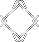 50x50mm غطس ساخن الغلاف الكهربائي سلسلة وصلة السياج النسيج إعصار شبكة الأسلاك 1