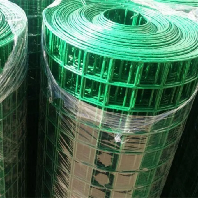 5-50m الطول BWG12 أسلاك حديدية ملفوفة PVC لقفص الأرانب 4
