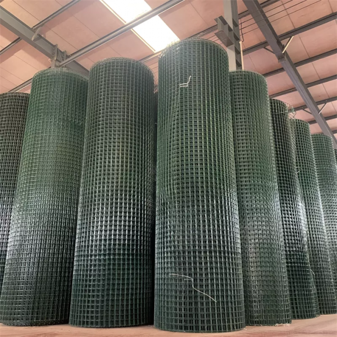 5-50m الطول BWG12 أسلاك حديدية ملفوفة PVC لقفص الأرانب 7