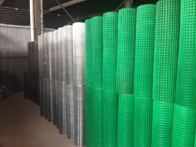5-50m الطول BWG12 أسلاك حديدية ملفوفة PVC لقفص الأرانب 8