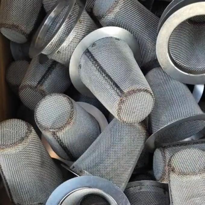 الفولاذ المقاوم للصدأ مخصص 304 316 مرشح الشبكة السلكية 20-100 ميكرون قرص المرشح المستدير لمرشح المياه 10