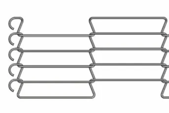 1.0mm-3.0mm سلك الصلب المقاوم للصدأ الشبكة الحامل الحزام لفرن الفرن 2